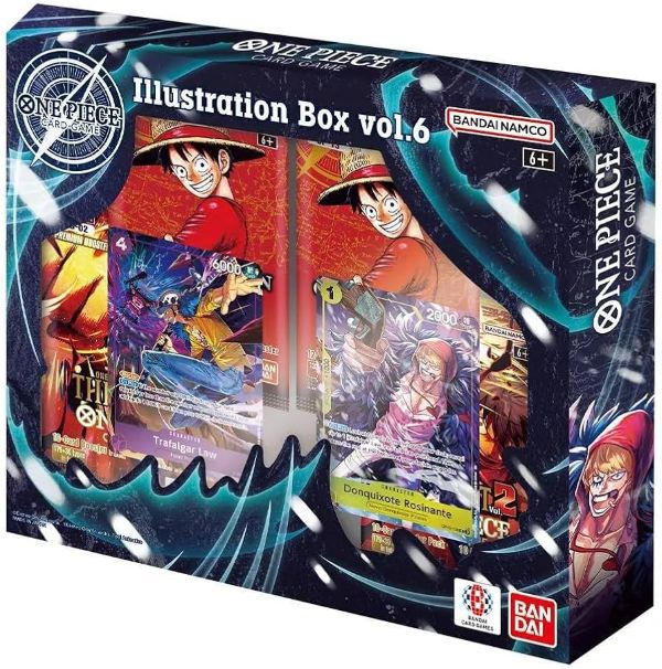 BANDAI NAMCO One Piece – Illustration Box Vol. 6 –  Scatola Illustrativa Gioco di Carte IB-06 In box (xcm)…x